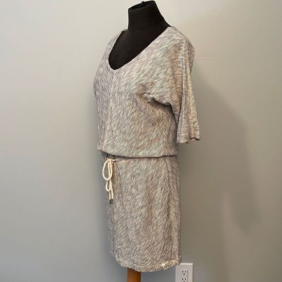 Woolrich Women's Beige and Black Drawstring Skipper Dress - Picture 5 of 12